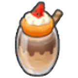 Batido de parfait de café