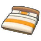게스트 룸 침대